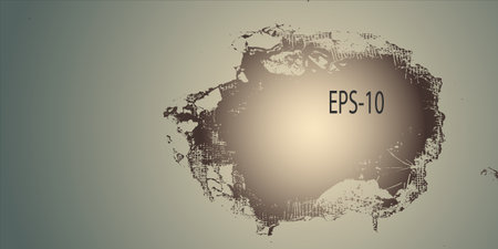 Creative art frame. Abstract background for a postcard or flyer. Vector illustrationのイラスト素材