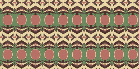 Seamless textile ornament. Vector seamless pattern. Ethnic style carpet texture.