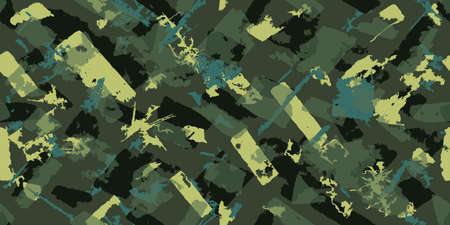 Seamless spotted texture. Ragged uneven camouflage surface. Seamless background. Vector illustrationのイラスト素材