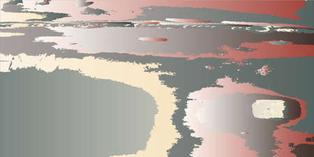 Psychedelic picture. Abstract spots with gradient. Vector illustration eps-10のイラスト素材