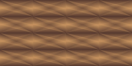 Geometric seamless ornament. 3D effect pattern. Vector graphics eps-10のイラスト素材