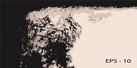 Abstract black and beige background. vector illustrationのイラスト素材