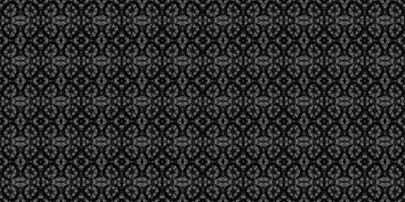 Seamless openwork texture in black and gray colors. patterned background. Vintage vector seamless background. vector illustrationのイラスト素材