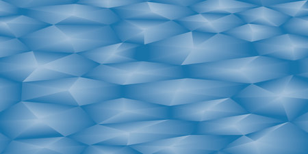 Crystal seamless background. Seamless background of faceted crystals. Blue background made of triangles. Vector illustration eps-10のイラスト素材
