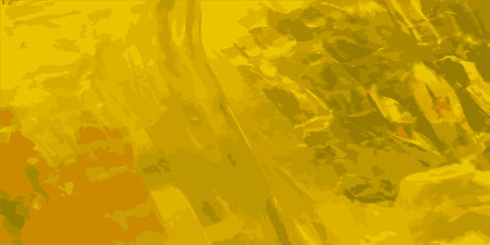 Yellow spotted background. Abstraction of yellow spots. Vector illustrationのイラスト素材