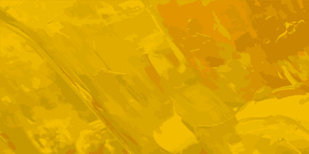 Yellow spotted background. Abstraction of yellow spots. Vector illustrationのイラスト素材