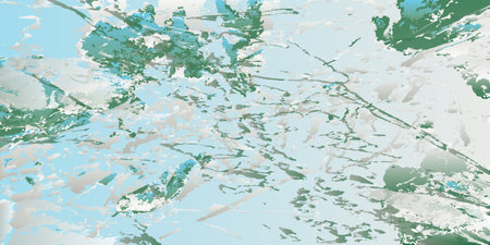 Blots and spots of different colors. Colorful abstract background from spots. Abstract painting. Vector illustrationのイラスト素材