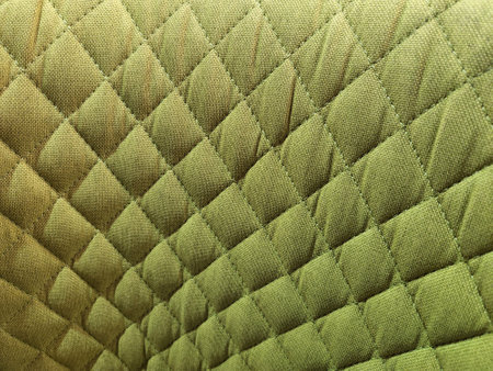 Fabric upholstery. Furniture upholstery made of rough fabricの写真素材