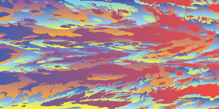 Heterogeneous chaotic background. Torn abstract background. Vector illustrationのイラスト素材