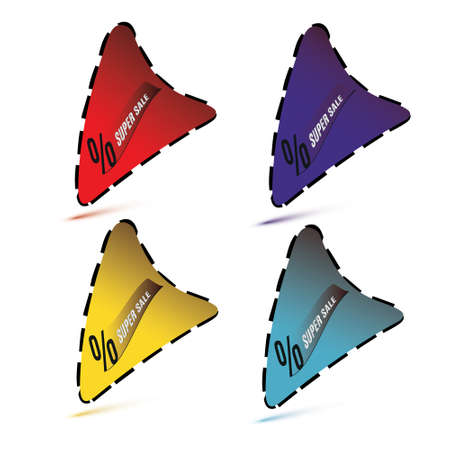 Super sale banner. Sale and discounts. Vector illustration. Sale banner template designのイラスト素材