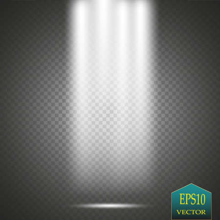 Vector spotlights light effectsのイラスト素材