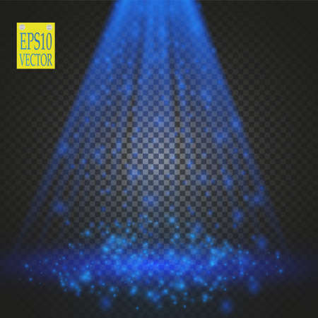 Vector Spotlights. Scene. Light Effects Magic conceptのイラスト素材