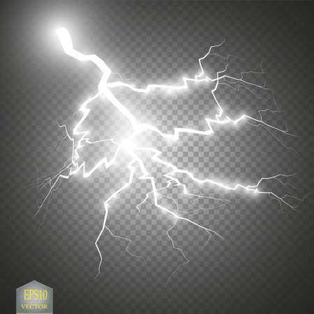 Set of lightningsのイラスト素材