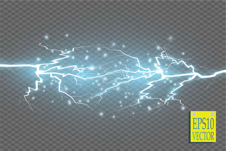 Glow power lightning clusterのイラスト素材