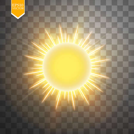 Abstract gold energy ring on transparent background vector.のイラスト素材