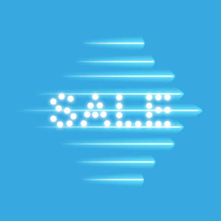 Supper sale Speed icon on the blue background ,のイラスト素材