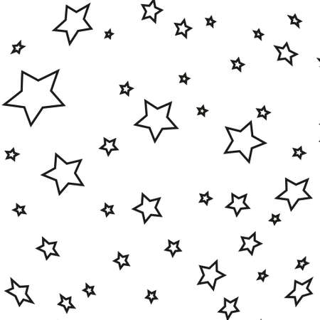 Black Shooting Star with Elegant Star Trail on White Backgroundのイラスト素材