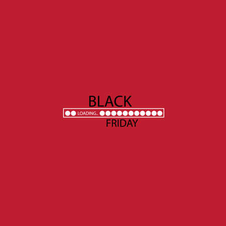 Black friday. Progress loading bar. Vector illustration epsのイラスト素材