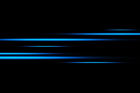 Luminous blue abstract sparkling lined background. Premiumのイラスト素材