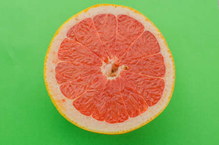 Citrus fruits orange, lemon, grapefruit, mandarin, lime on a wooden backgroundの写真素材
