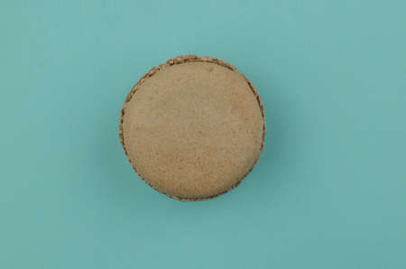 French macaroon cake. Macaroons in box with dried flowersの写真素材