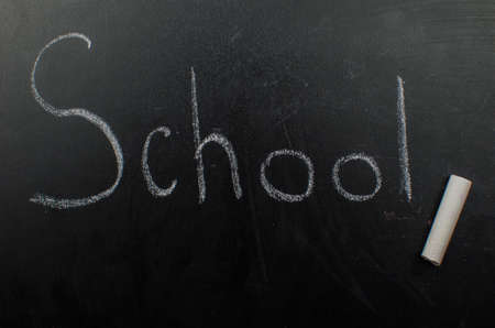 School office supplies including board.の写真素材