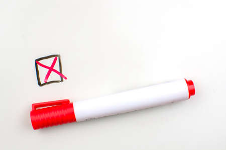 School office supplies including board.の写真素材