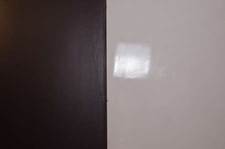 black and white ceramic tile, yin yang,の写真素材