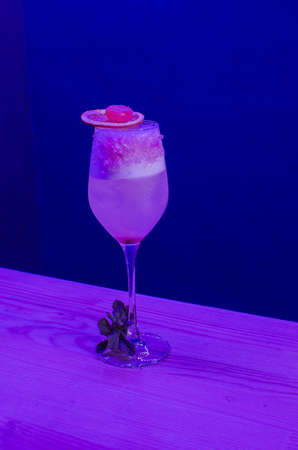 glasses with alcoholic cocktail for a party at the event. Copy spaceの写真素材