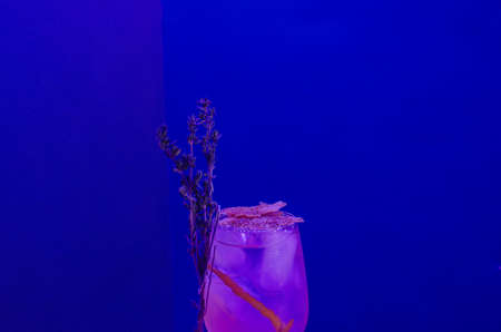 glasses with alcoholic cocktail for a party at the event. Copy spaceの写真素材