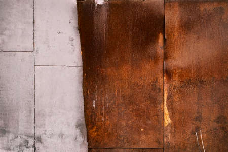 rusty door. textureの写真素材