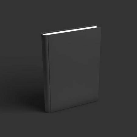 Blank book, textbook, booklet or notebook mockup. Object for design and branding. Vector Illustrator EPS10.のイラスト素材