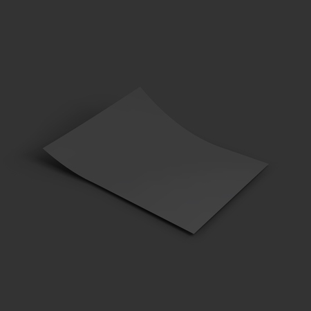 Magazine, booklet, postcard, business card or brochure mockup template. Vector Illustration EPS10.のイラスト素材