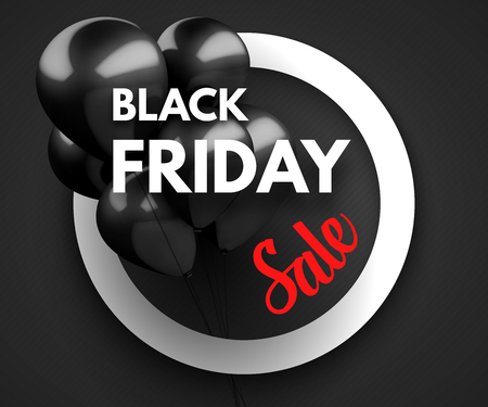 Black Friday Sale concept background. Vector Illustration のイラスト素材