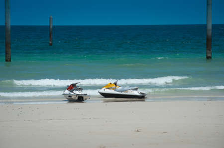 Jetskie on the beachのeditorial素材