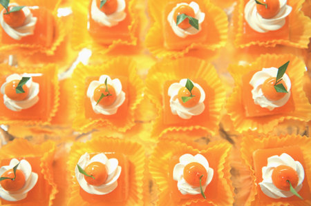 orange cakes