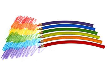 Color pencils errorの写真素材