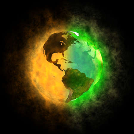 2012 - Transformation of Earth - Americaの写真素材