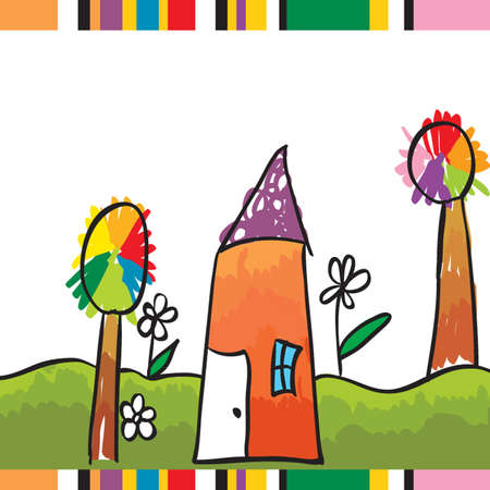 children illustration のイラスト素材