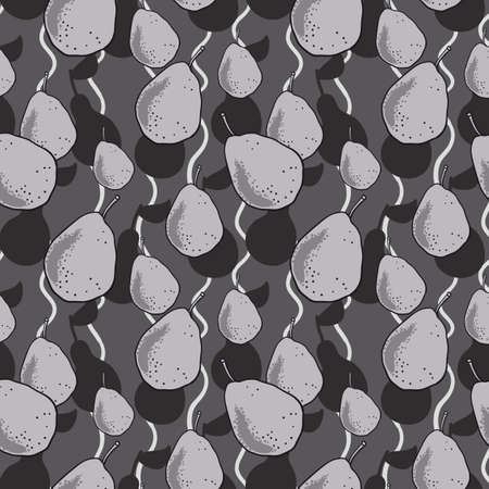 seamless pattern with pearsのイラスト素材