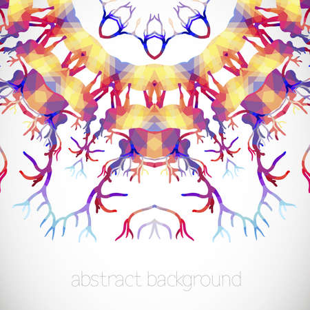 Abstract background with deer Antlerのイラスト素材