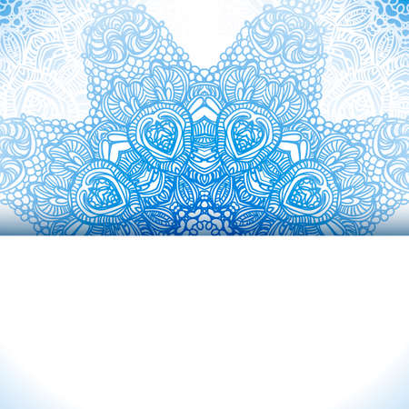 Vintage invitation card with lace ornamentのイラスト素材