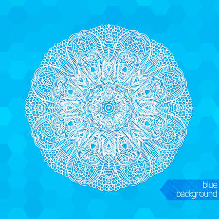 Vintage invitation card with lace ornamentのイラスト素材