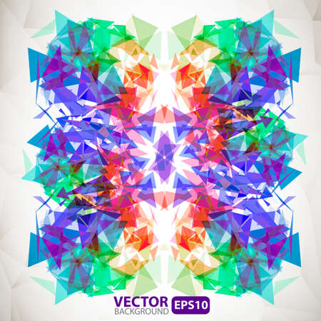 Abstract geometric background with explosionのイラスト素材