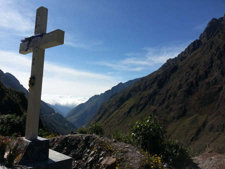 The Death Road in Yungas, Bolivia, South America.の写真素材