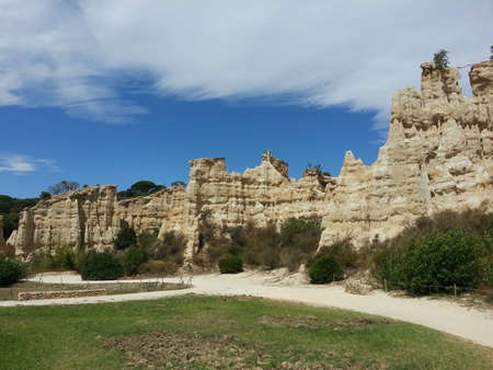 The organs of Ille on Tet, Pyrennes, Franceの写真素材