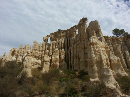 The organs of Ille on Tet, Pyrennes, Franceの写真素材