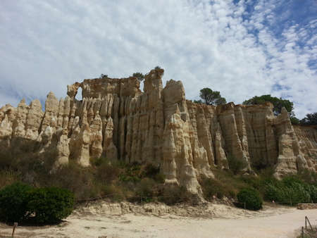 The organs of Ille on Tet, Pyrennes, Franceの写真素材