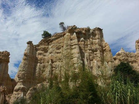 The organs of Ille on Tet, Pyrennes, Franceの写真素材
