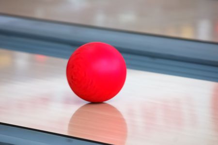 speed bowling ballの写真素材